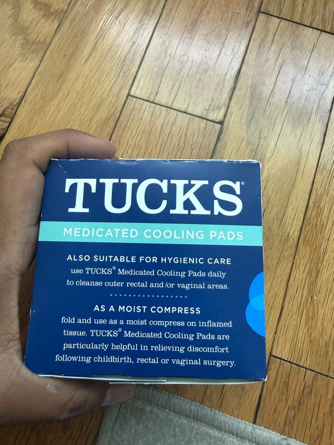 Tucks Medicated Cooling Pads with Witch Hazel