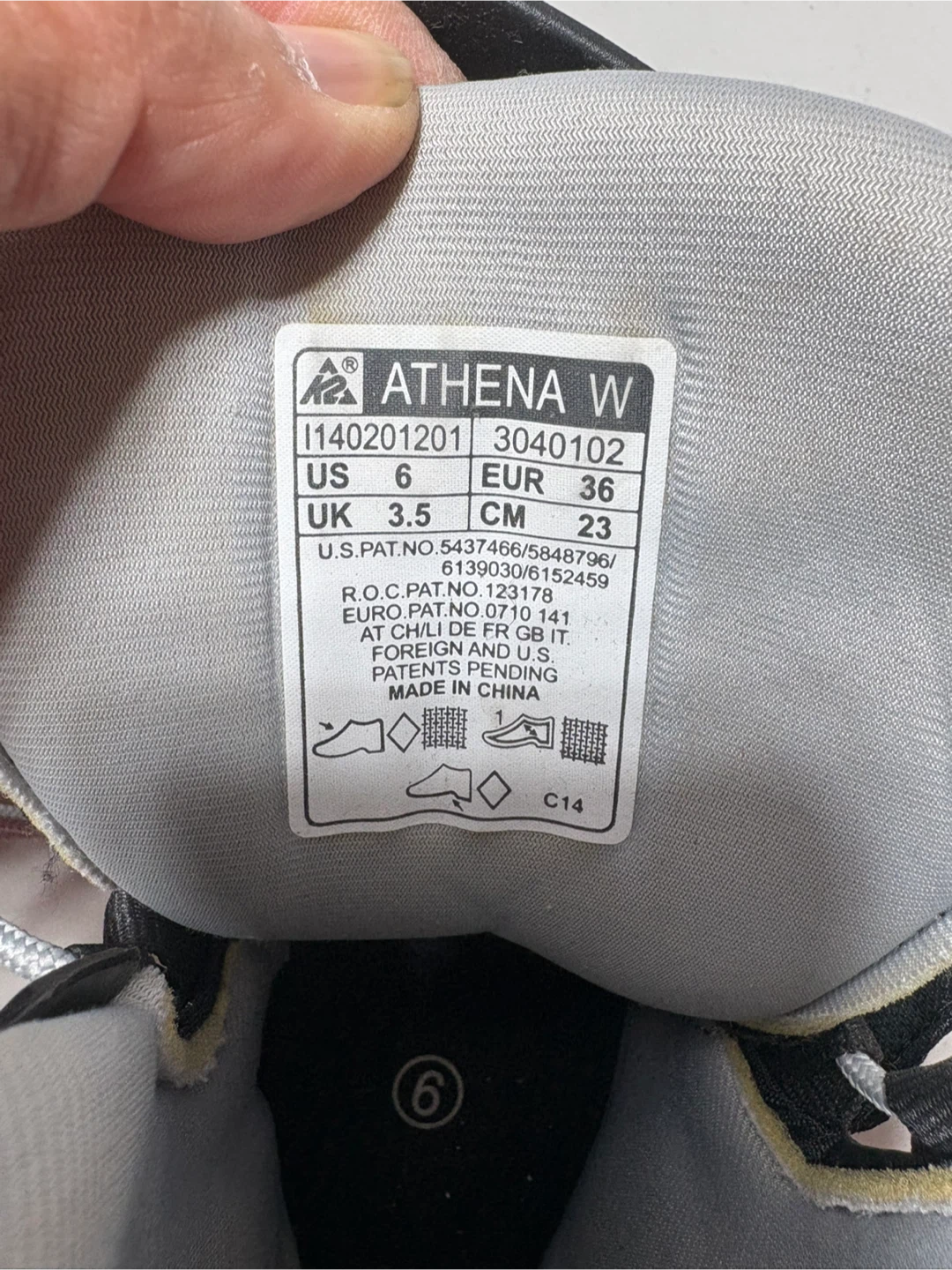 K2 Athena W Inline Skates Size US 6 - photo 5