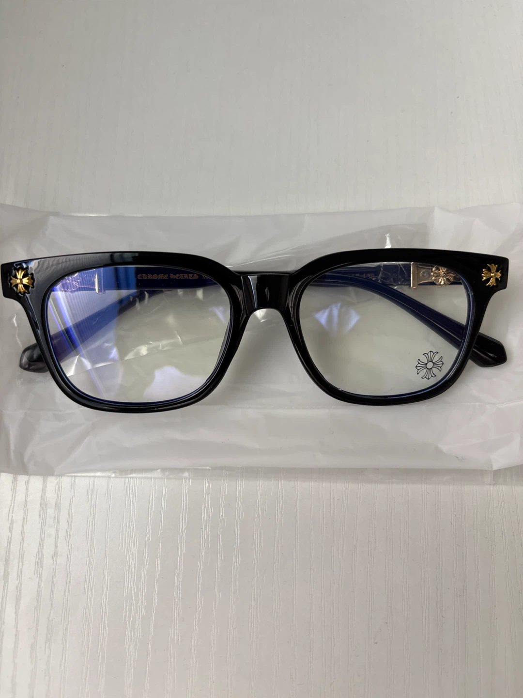 Chrome Hearts Glasses (Black Gold)