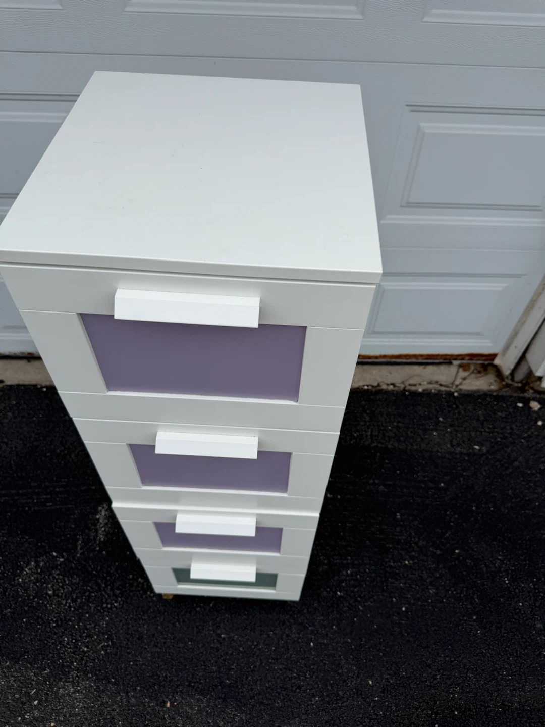 IKEA White 4-Drawer Tall Storage Unit - photo 2