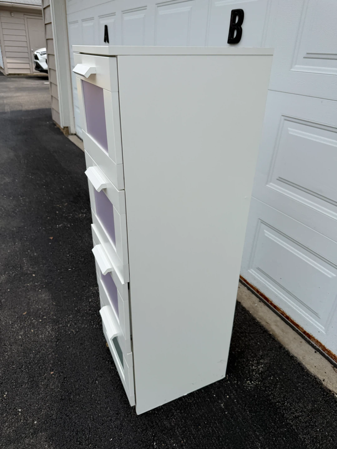 IKEA White 4-Drawer Tall Storage Unit - photo 3