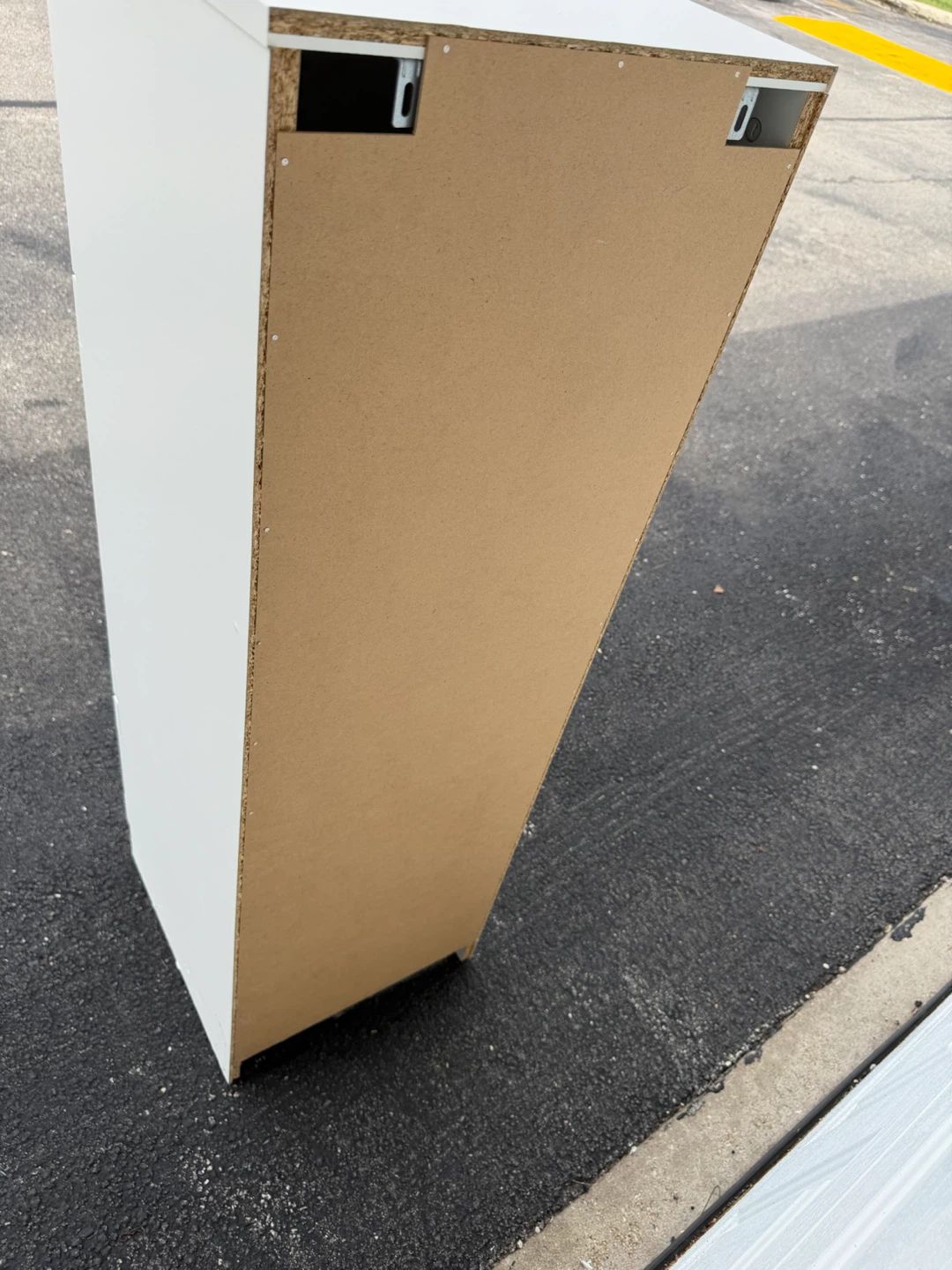 IKEA White 4-Drawer Tall Storage Unit - photo 4