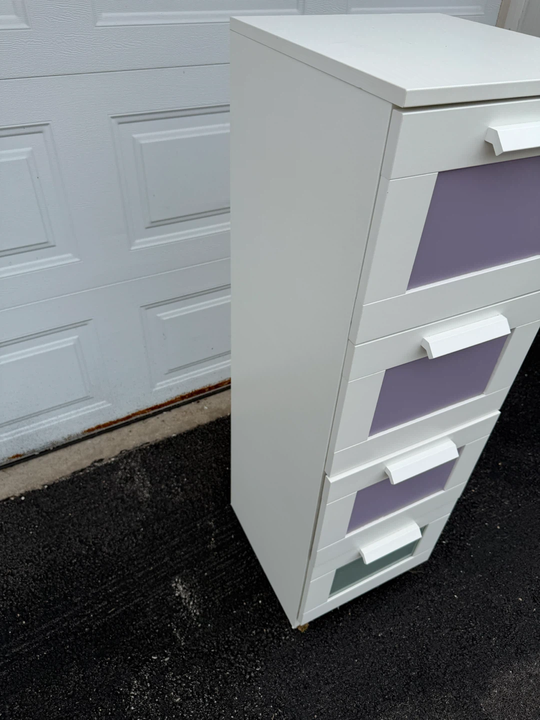 IKEA White 4-Drawer Tall Storage Unit - photo 5