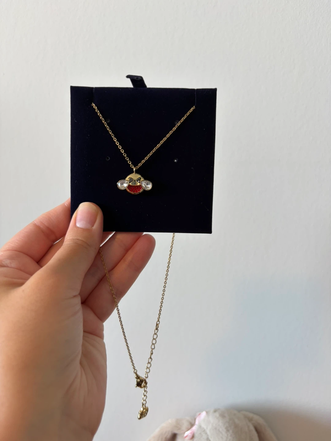Swarovski Humorist "XD" Pendant Necklace – With Box - photo 4