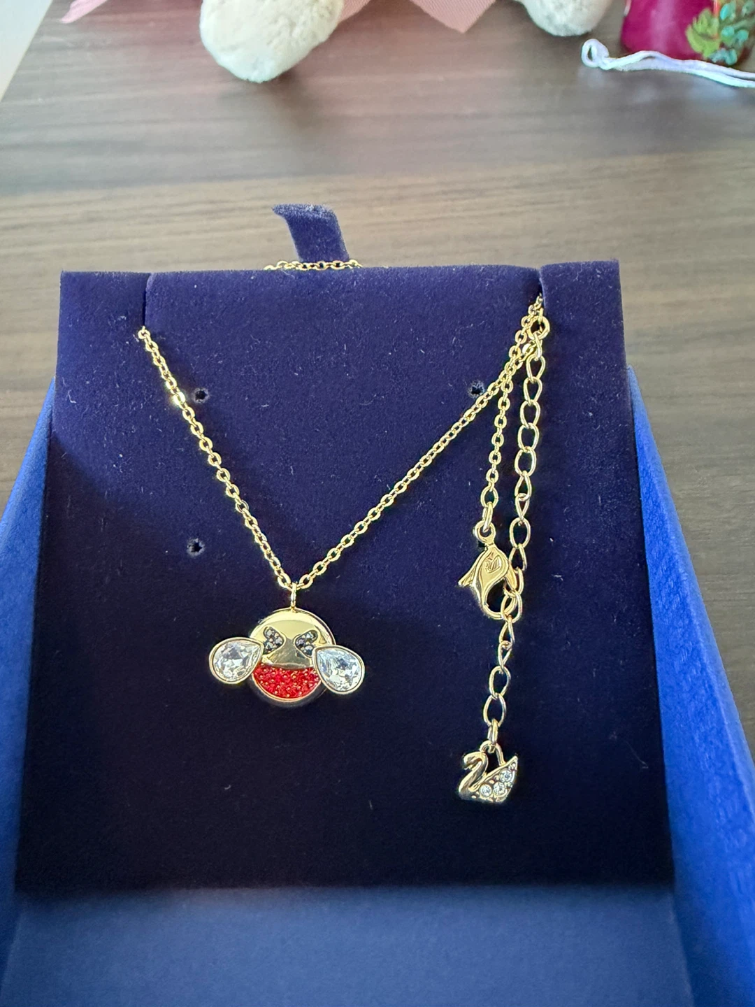 Swarovski Humorist "XD" Pendant Necklace – With Box - photo 5