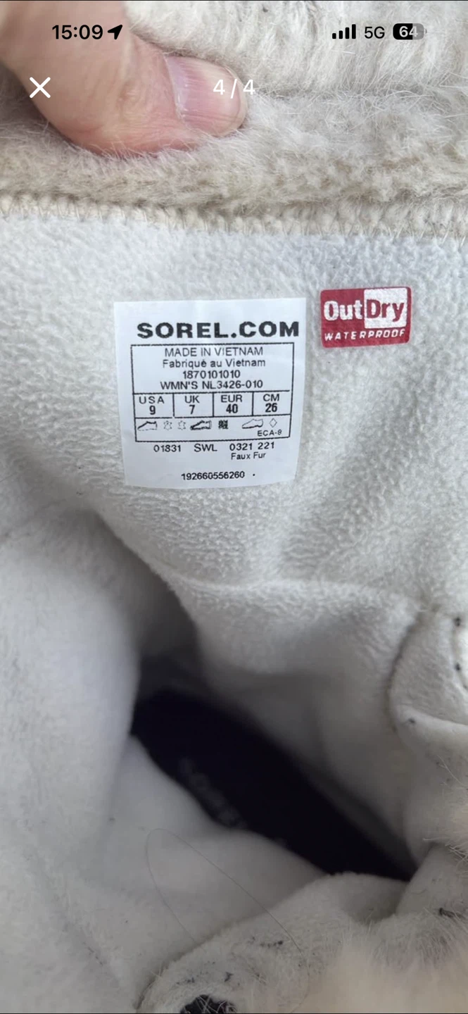 Sorel Waterproof Winter Boots Size 9 - photo 2