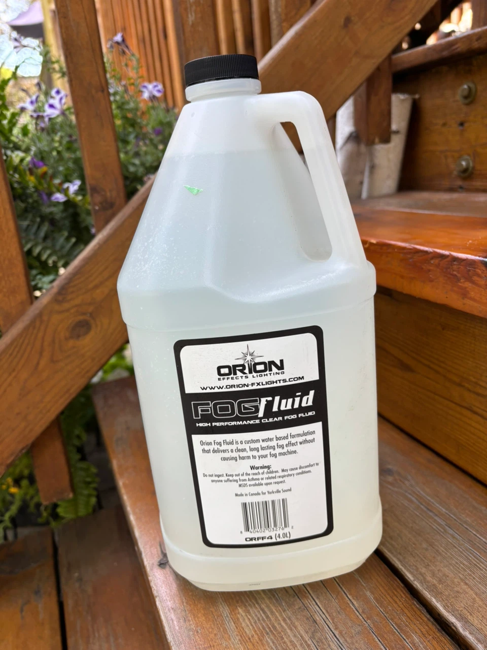 Orion Fog Fluid - 4.0L High Performance Clear Fog Fluid