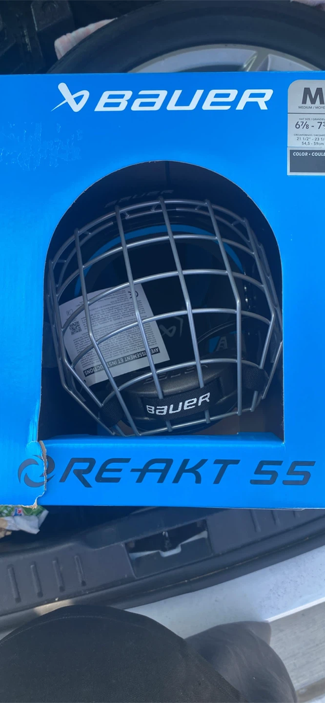 Bauer REAKT 55 Hockey Helmet - Medium