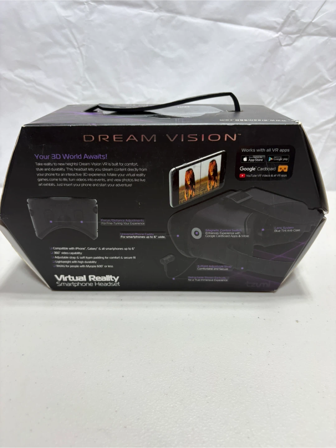 Tzumi Dream Vision Virtual Reality Smartphone Headset - photo 2