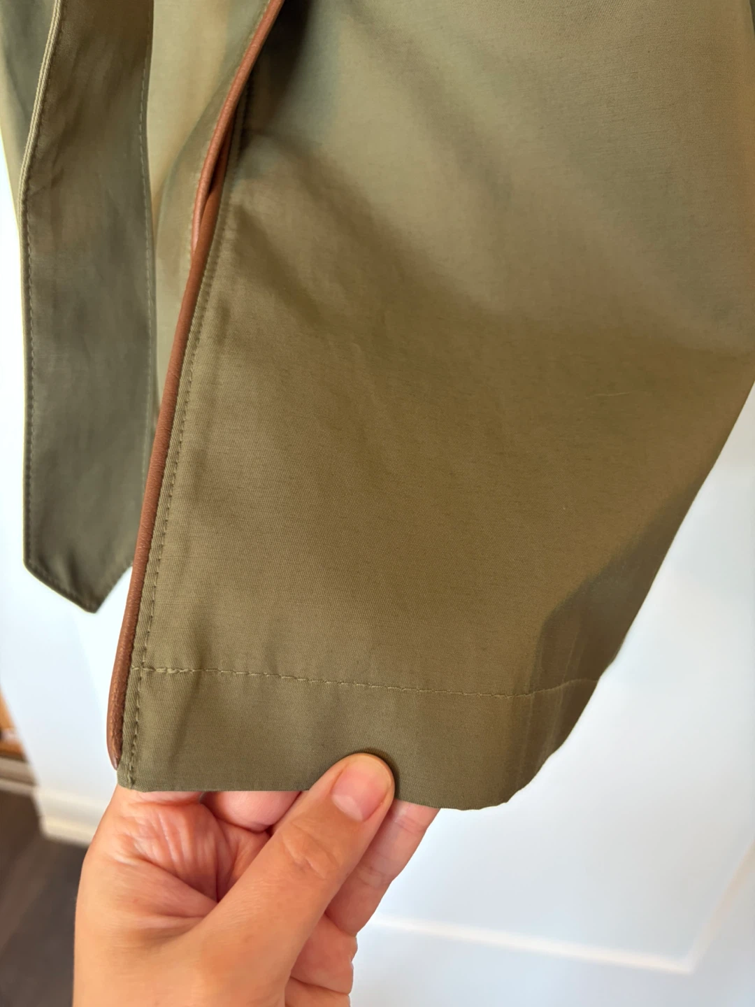 Lauren Ralph Lauren Women's Khaki Trench Coat Size M - photo 4
