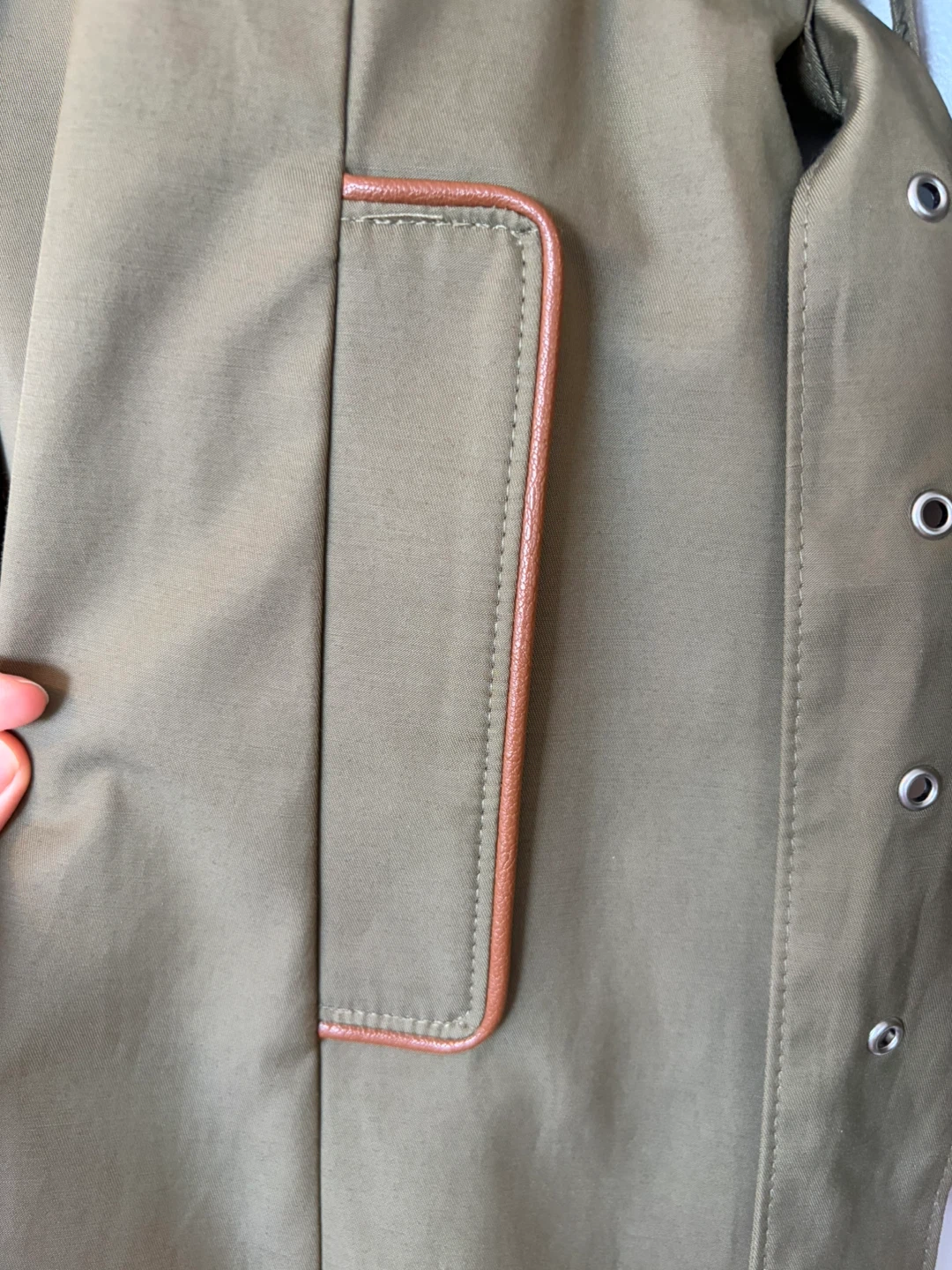 Lauren Ralph Lauren Women's Khaki Trench Coat Size M - photo 5