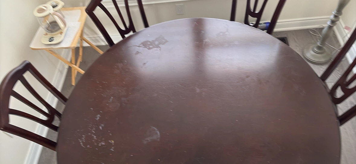 Round Dining Table with 4 Chairs - photo 3
