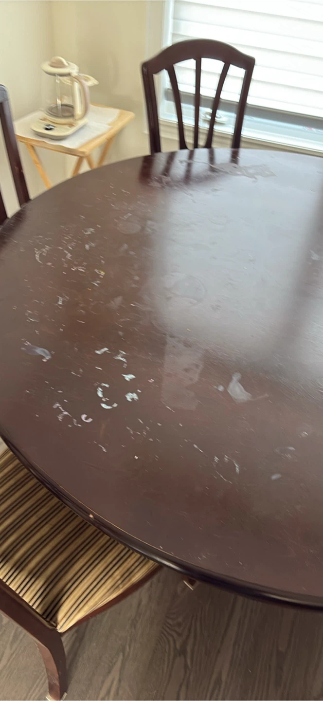 Round Dining Table with 4 Chairs - photo 4
