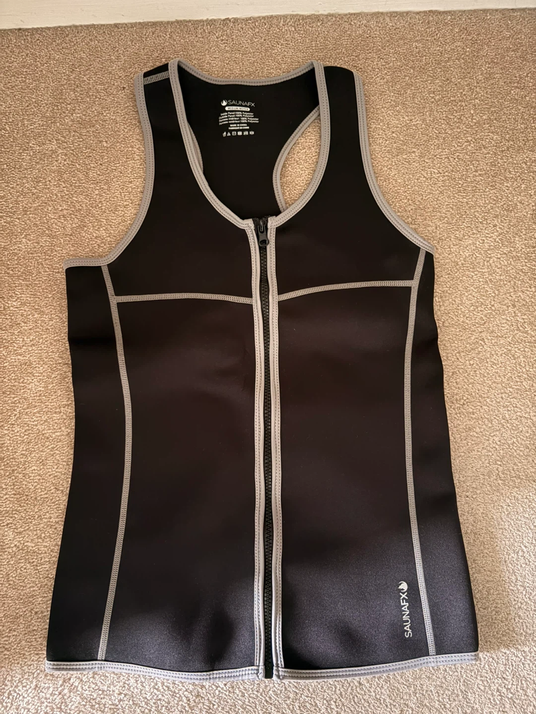 SaunaFX Zipper Vest