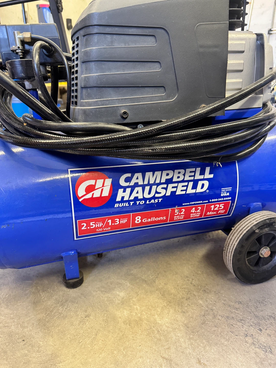 Campbell Hausfeld 8 Gallon Air Compressor