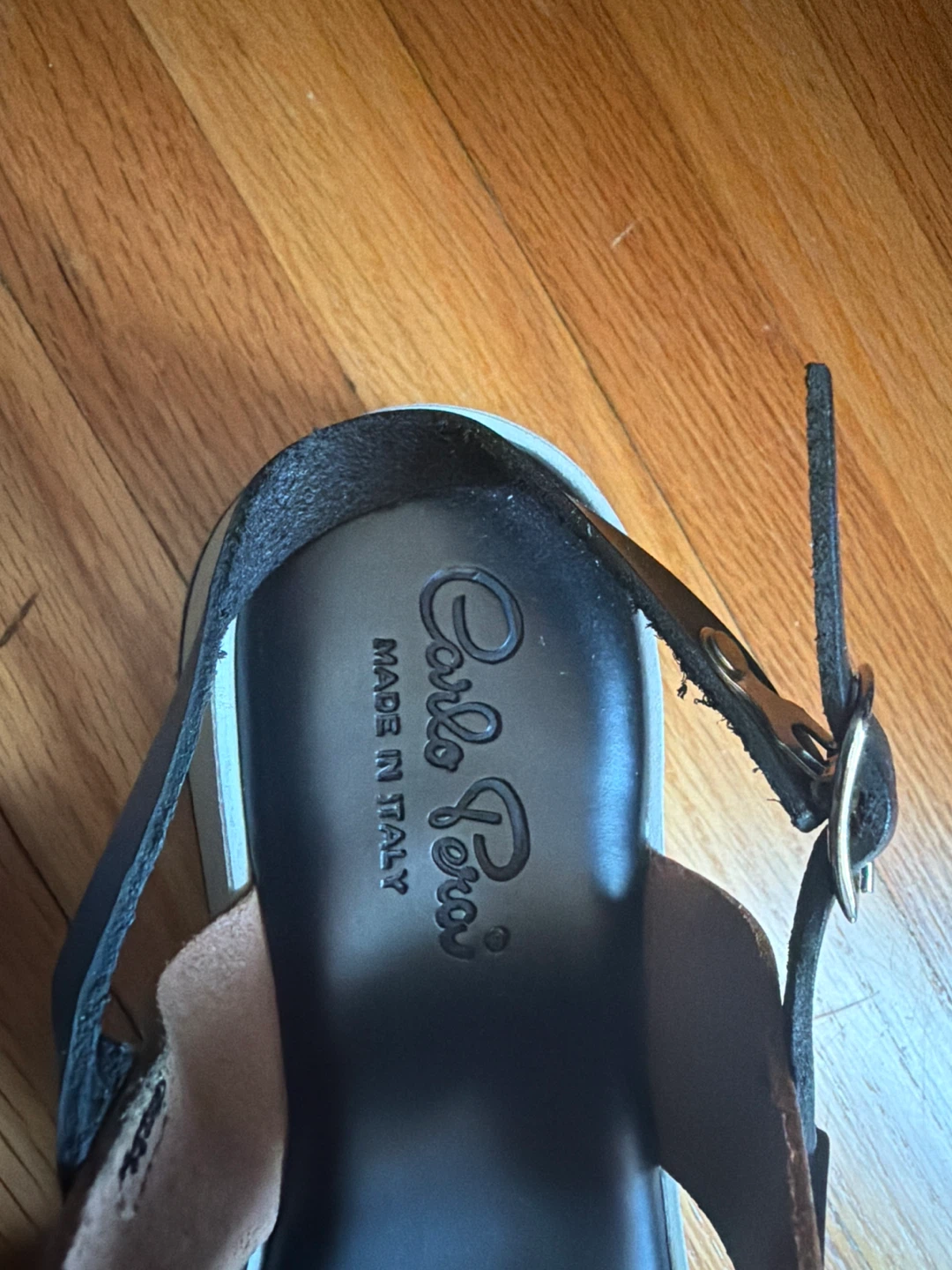 Carlo Pera Black & Beige Sandals - photo 2