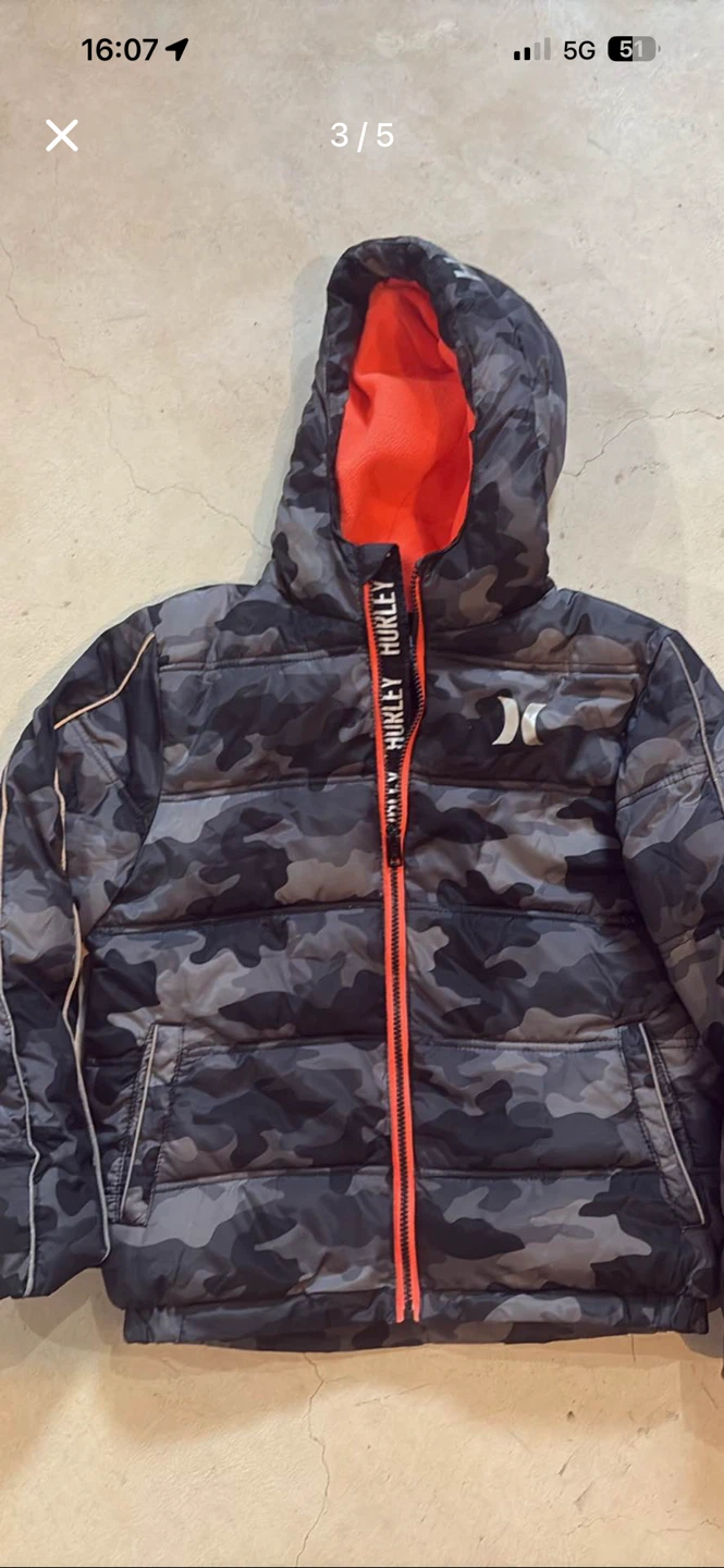 Hurley Camo Puffer Jacket - photo 2