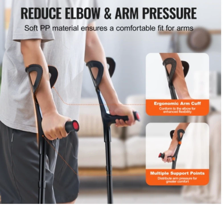 Adjustable Forearm Crutches - photo 3