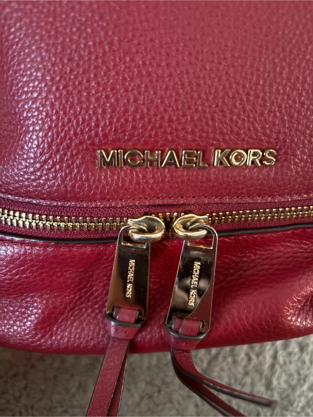 Michael Kors Rhea Leather Backpack - photo 4