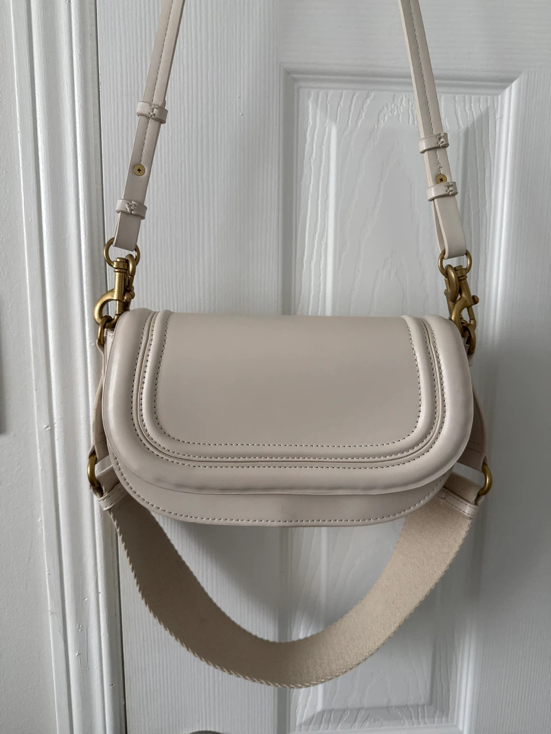 Zara White Shoulder Bag