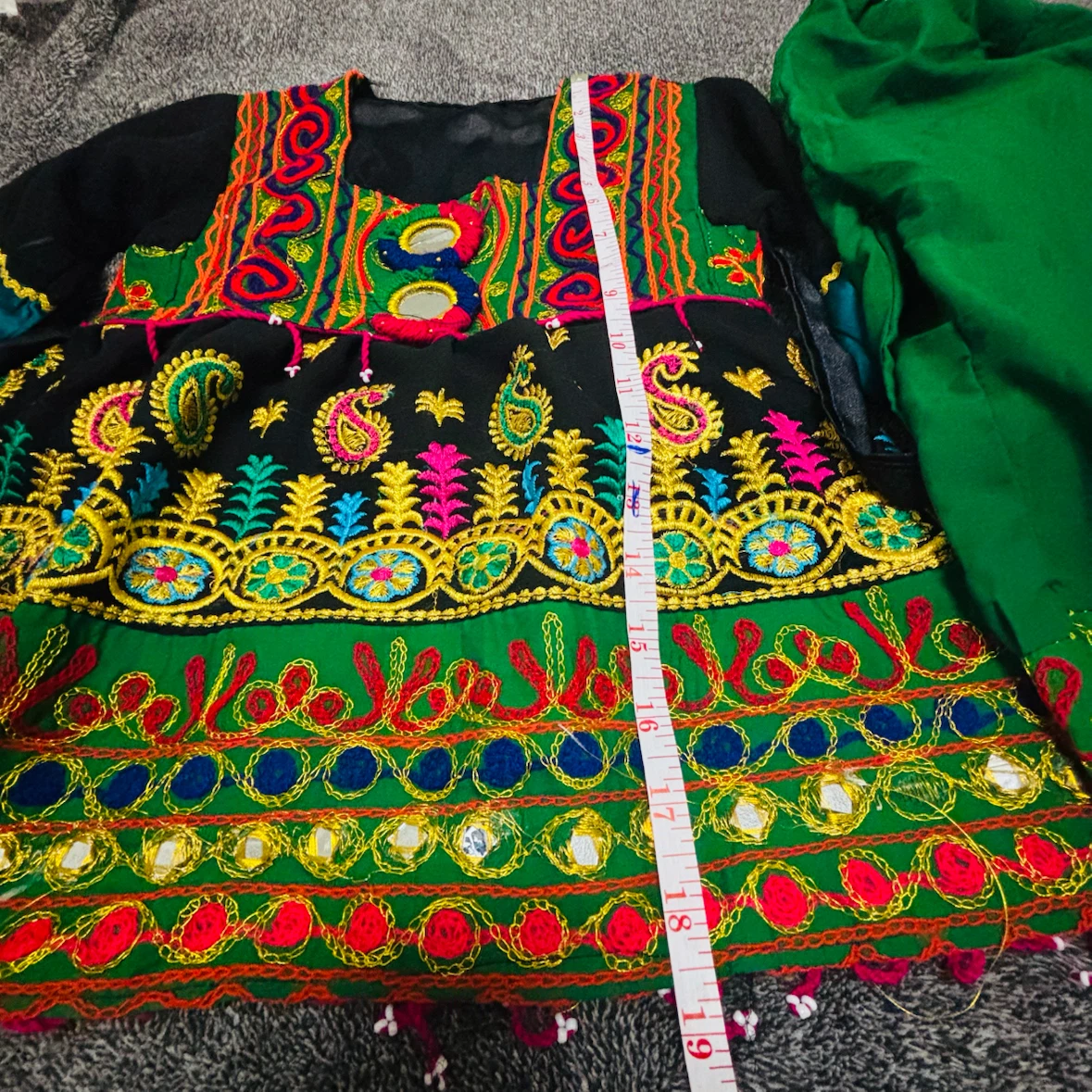Cute Afghan dress for cute baby girl - photo 2