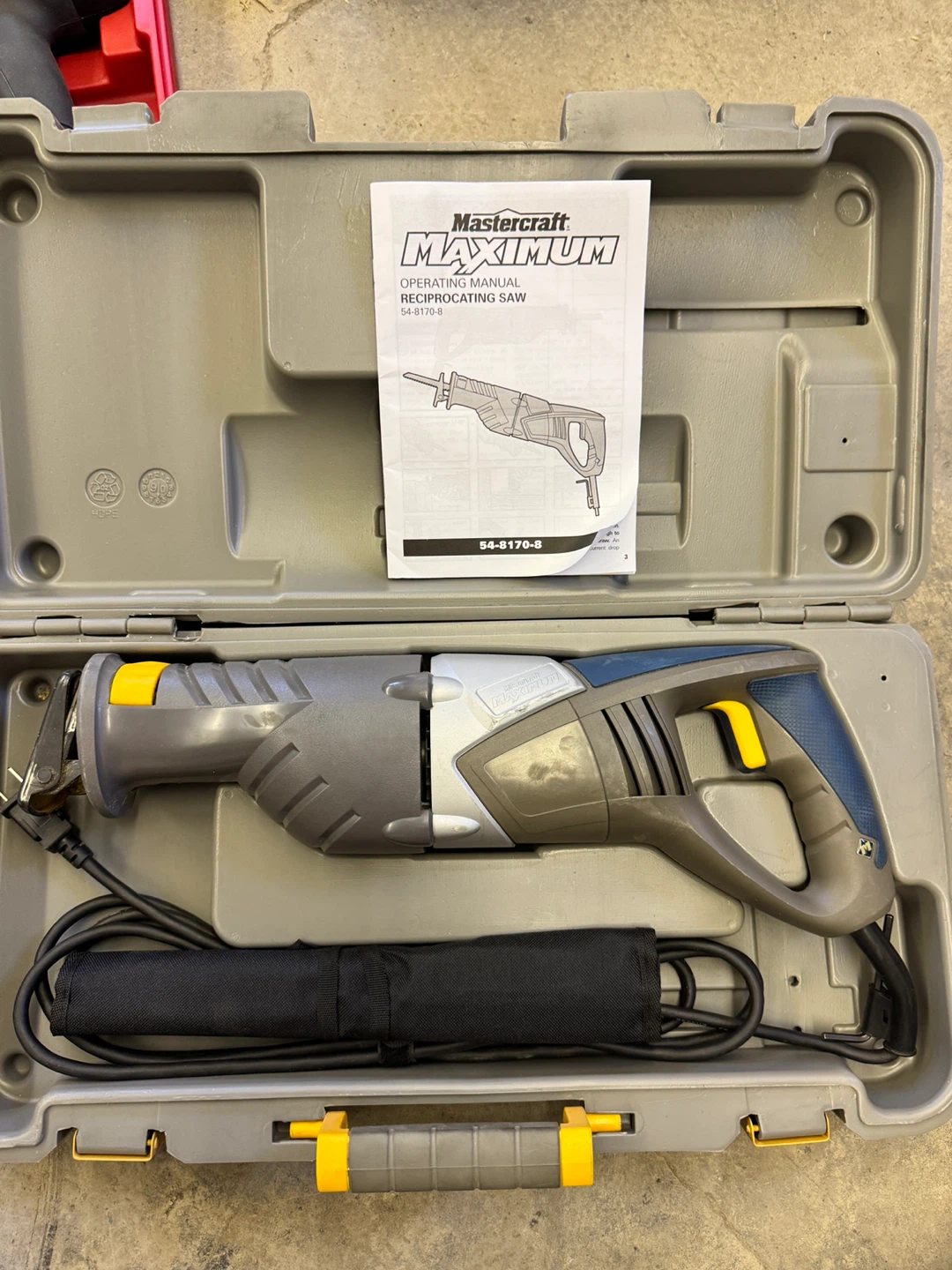Mastercraft Maximum Reciprocating Saw in Case