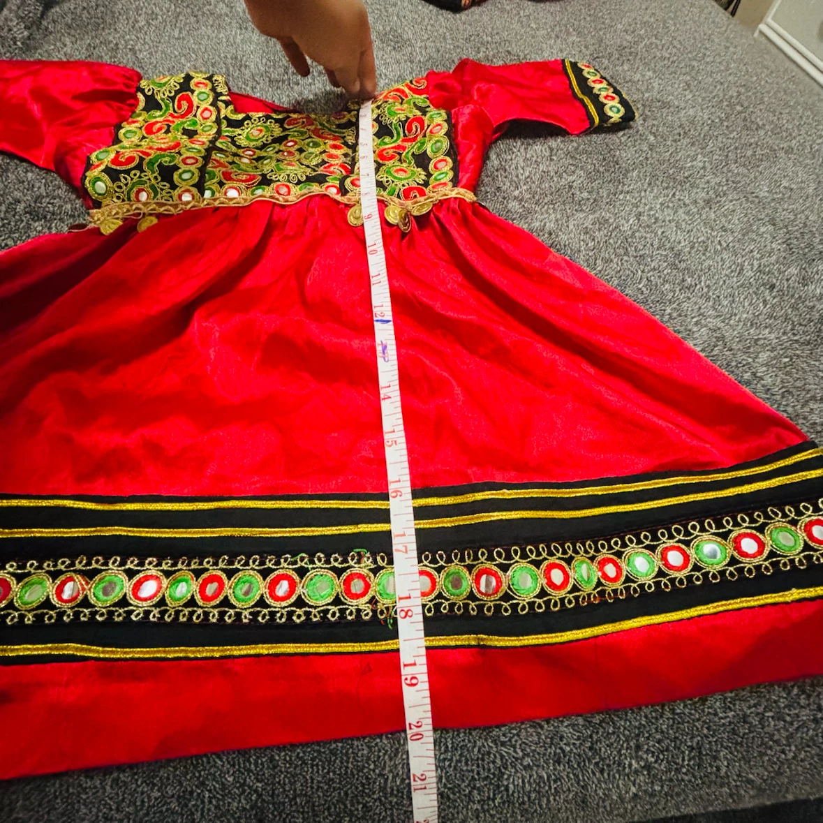 Cute Afghan dress for cute little girl - photo 3