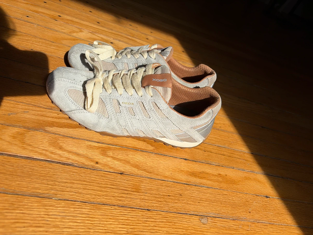 Geox Grey Suede Snake Original Sneakers - photo 2
