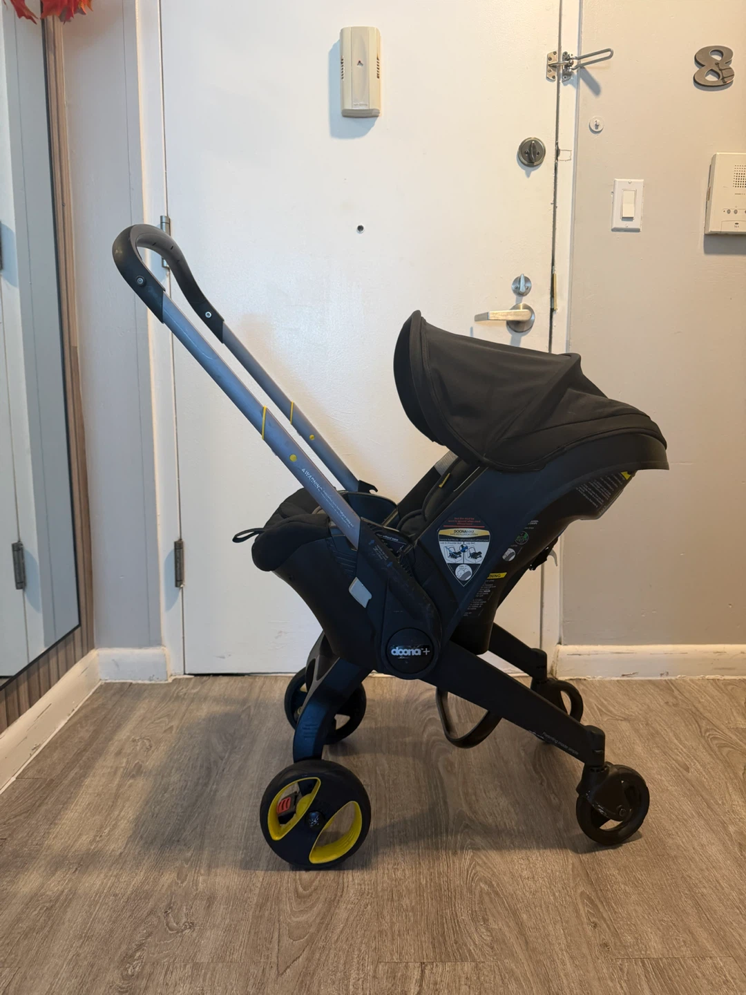 Doona+ Infant Car Seat & Stroller - Black