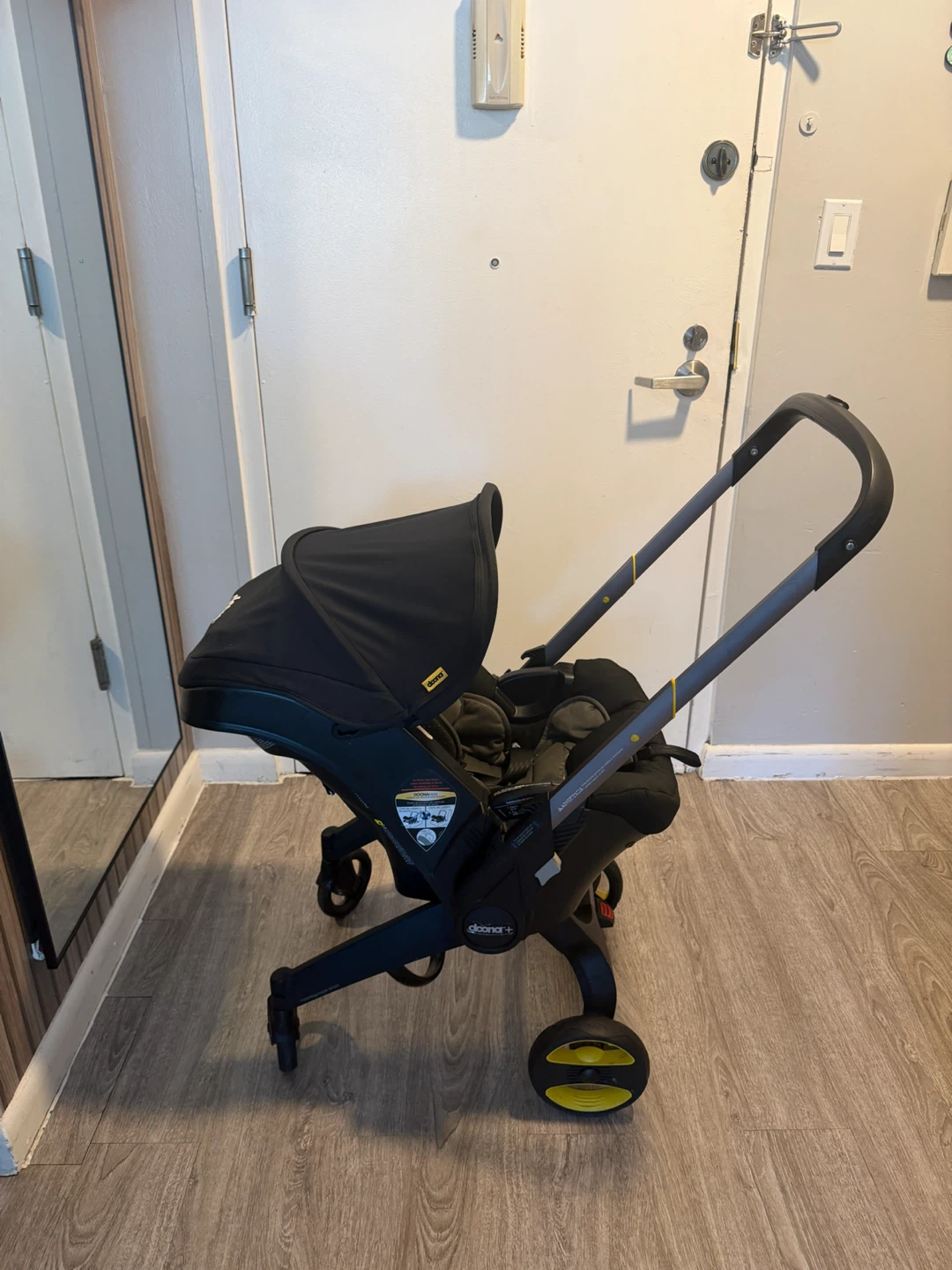 Doona+ Infant Car Seat & Stroller - Black - photo 3