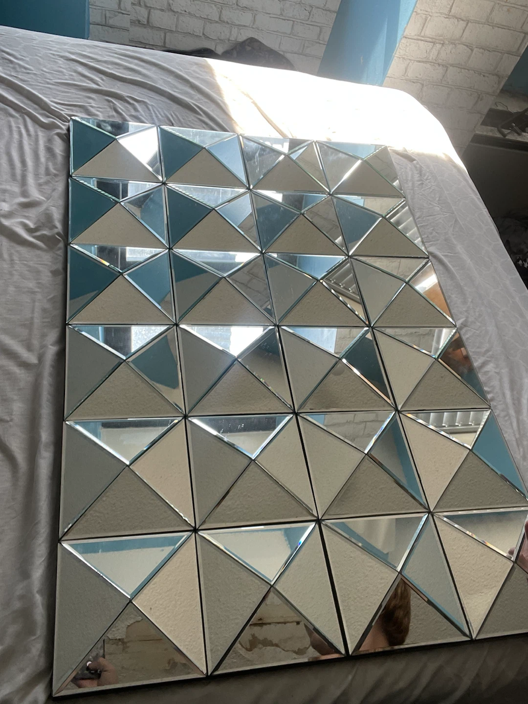 Geometric Mirror Wall Art