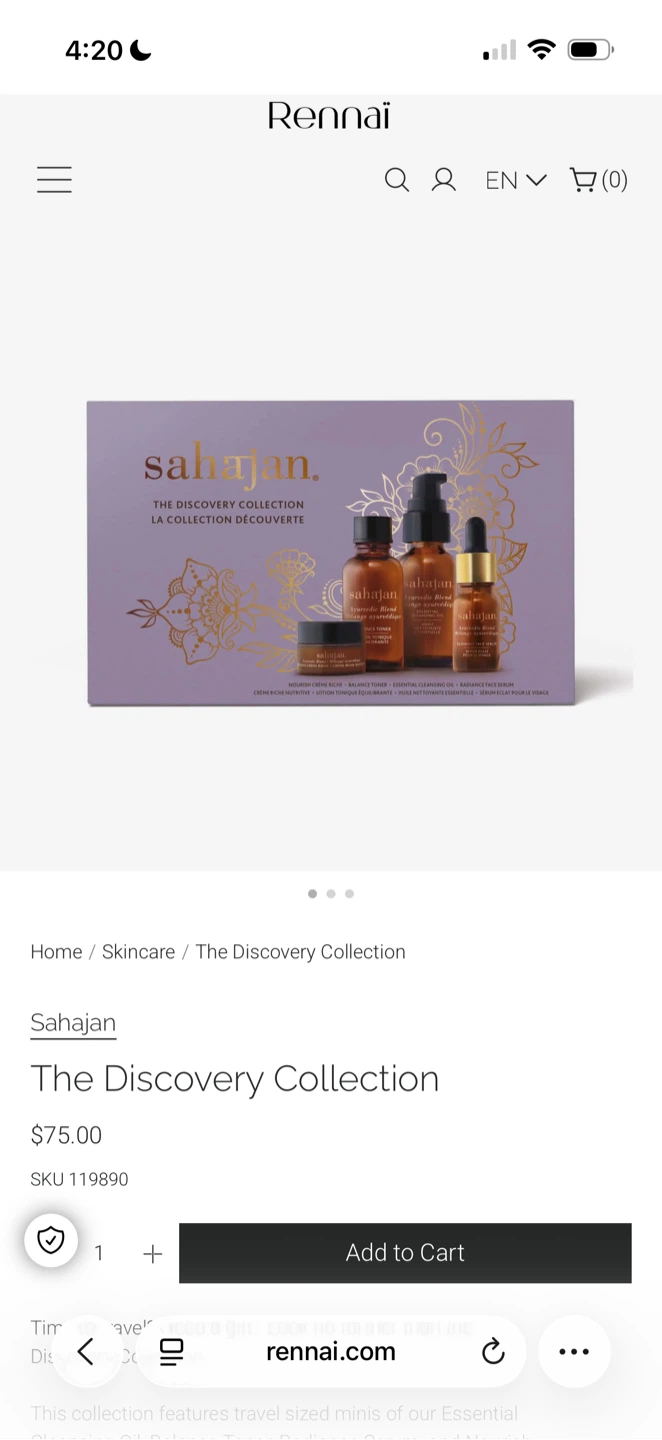 Sahajan The Discovery Collection Skincare Set - photo 2