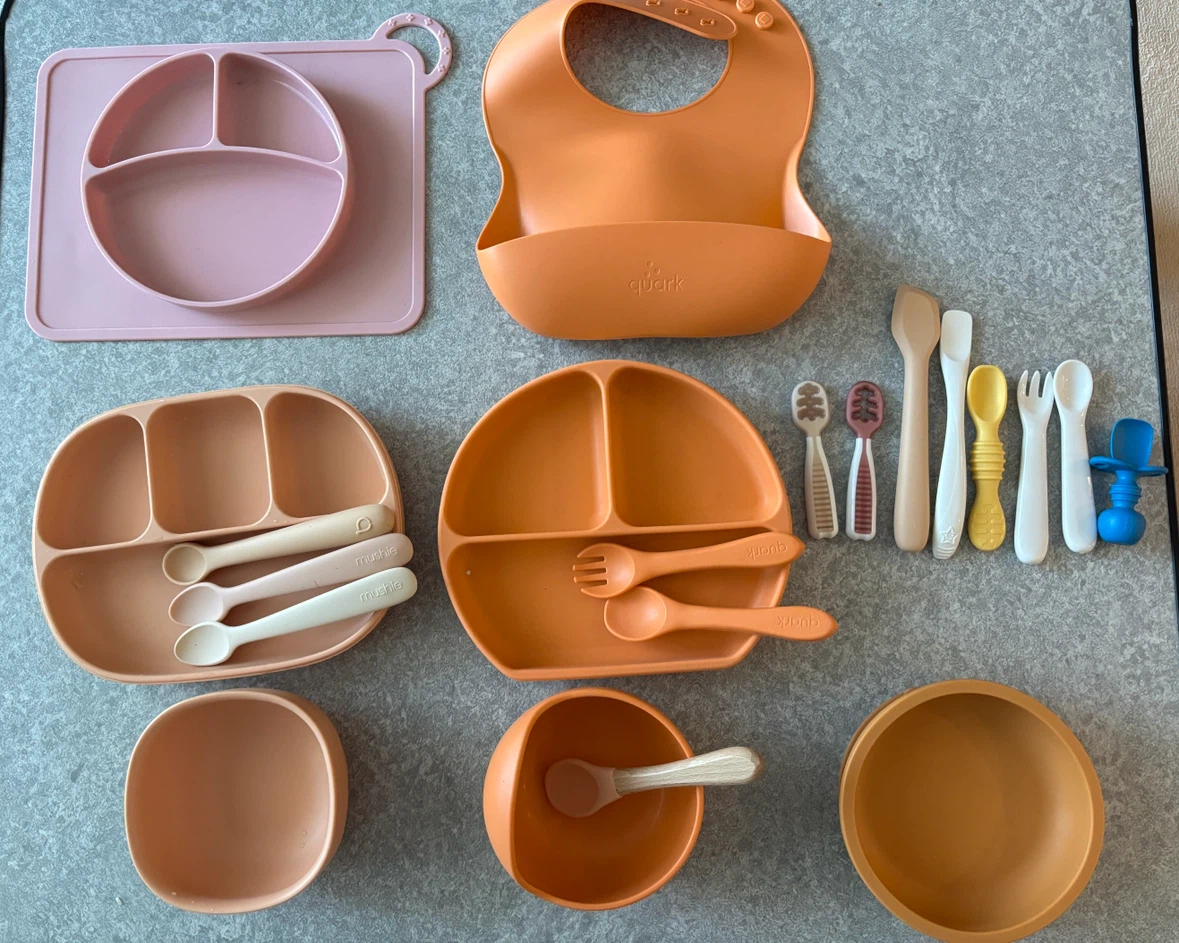 QUARK Feedi Silicone Dining Set and More