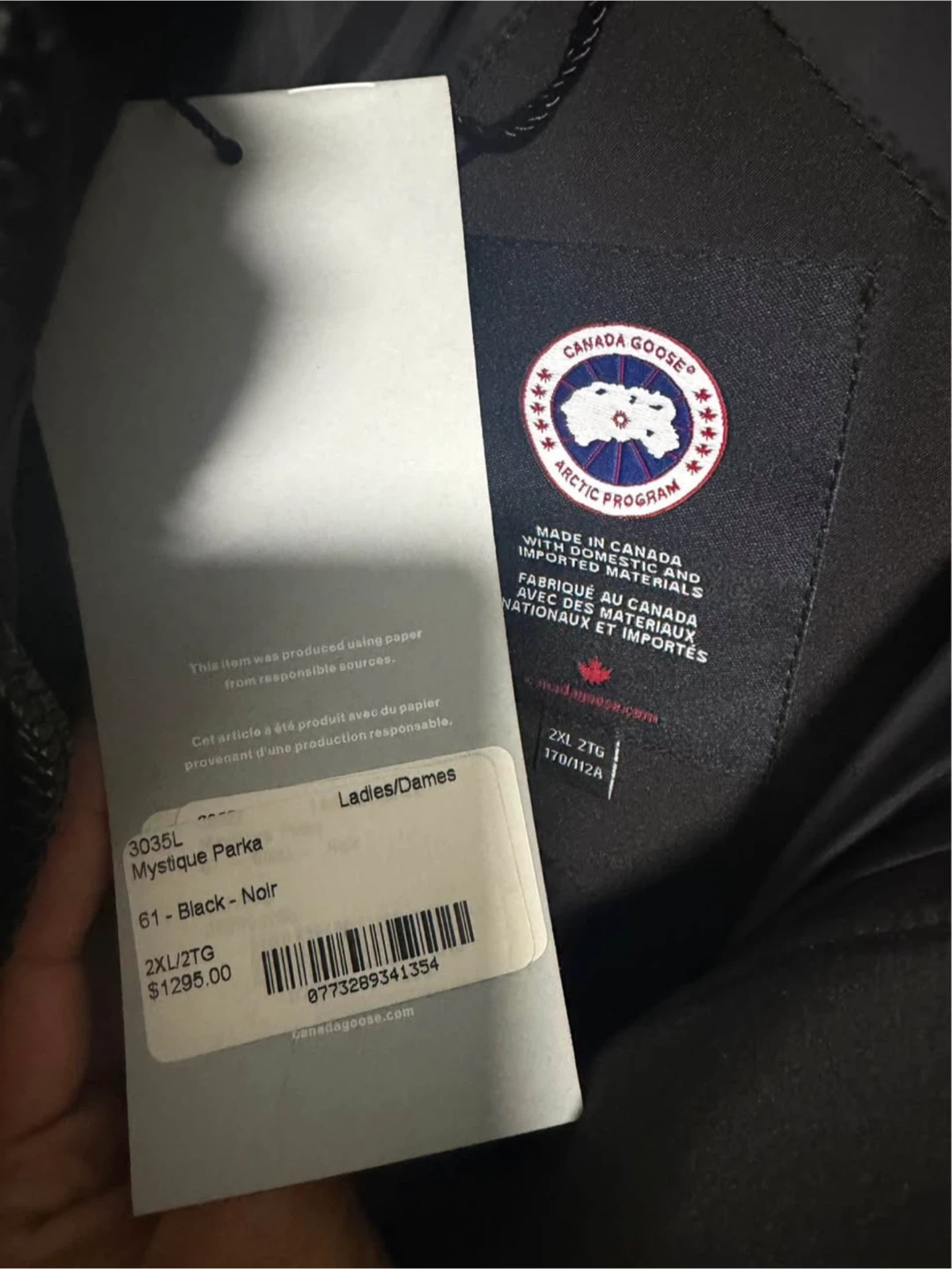 WTS Women’s Canada Goose Mystique Parka Jacket - photo 4