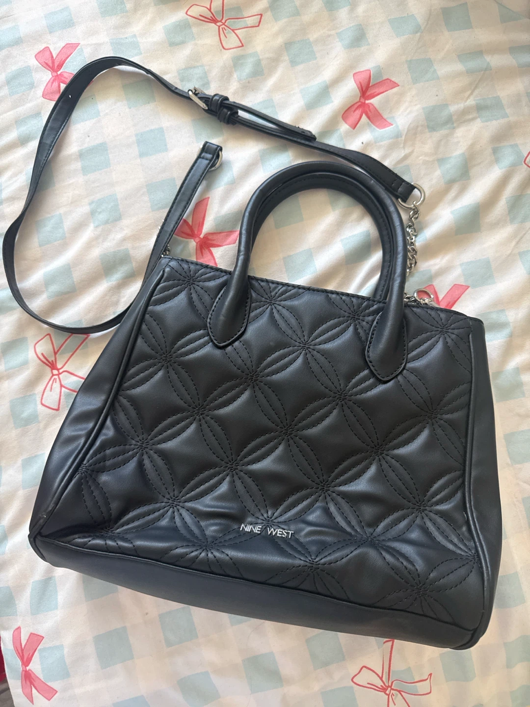 Nine West Quilted Tote Bag