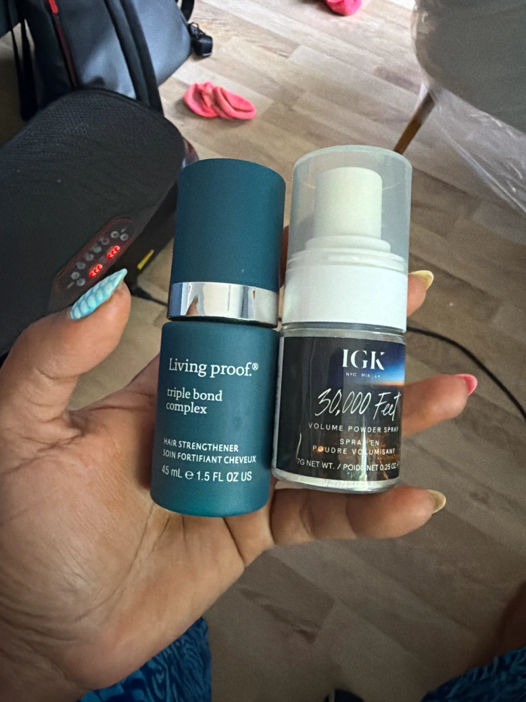 Living Proof Triple Bond Complex & IGK 30,000 Feet Spray