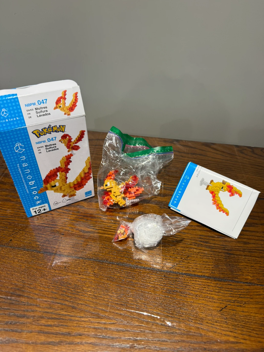 Nanoblock Pokemon Moltres Building Set - photo 2