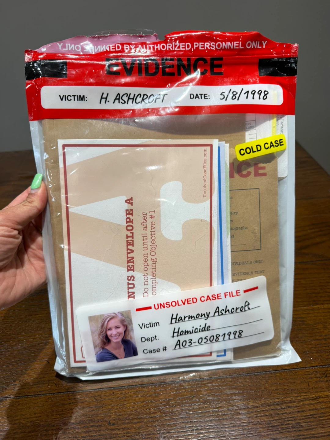 Unsolved Case Files: The Murder Mystery Game