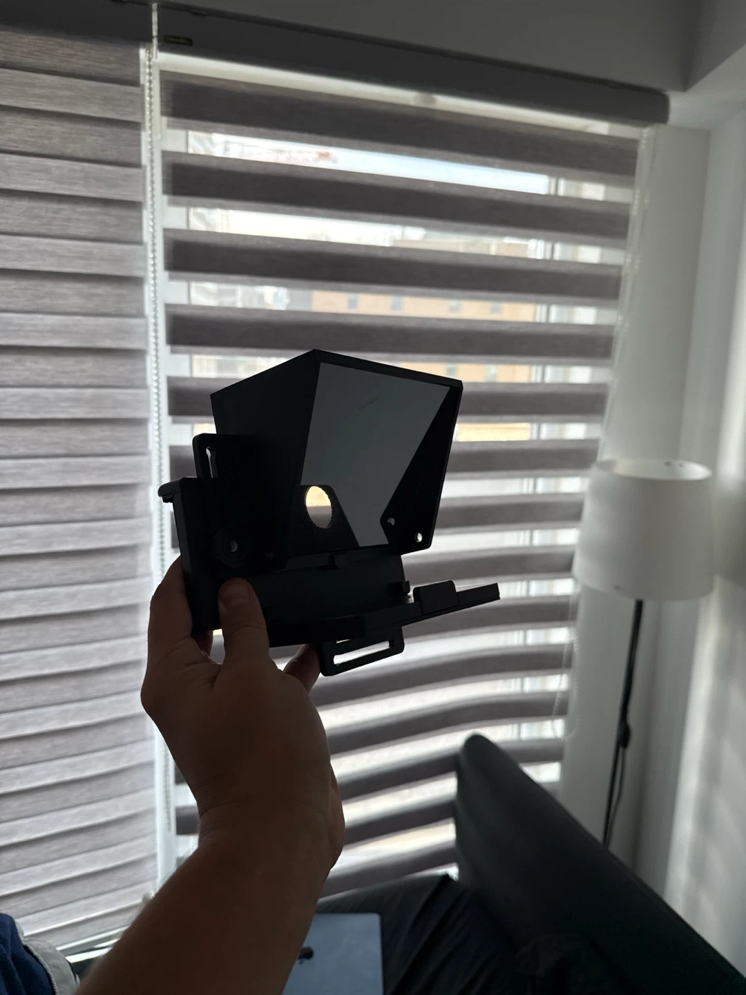 Black Teleprompter for Smartphone/Tablet