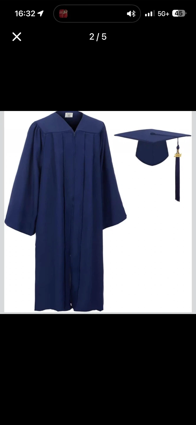 Graduation Gown and Cap Set