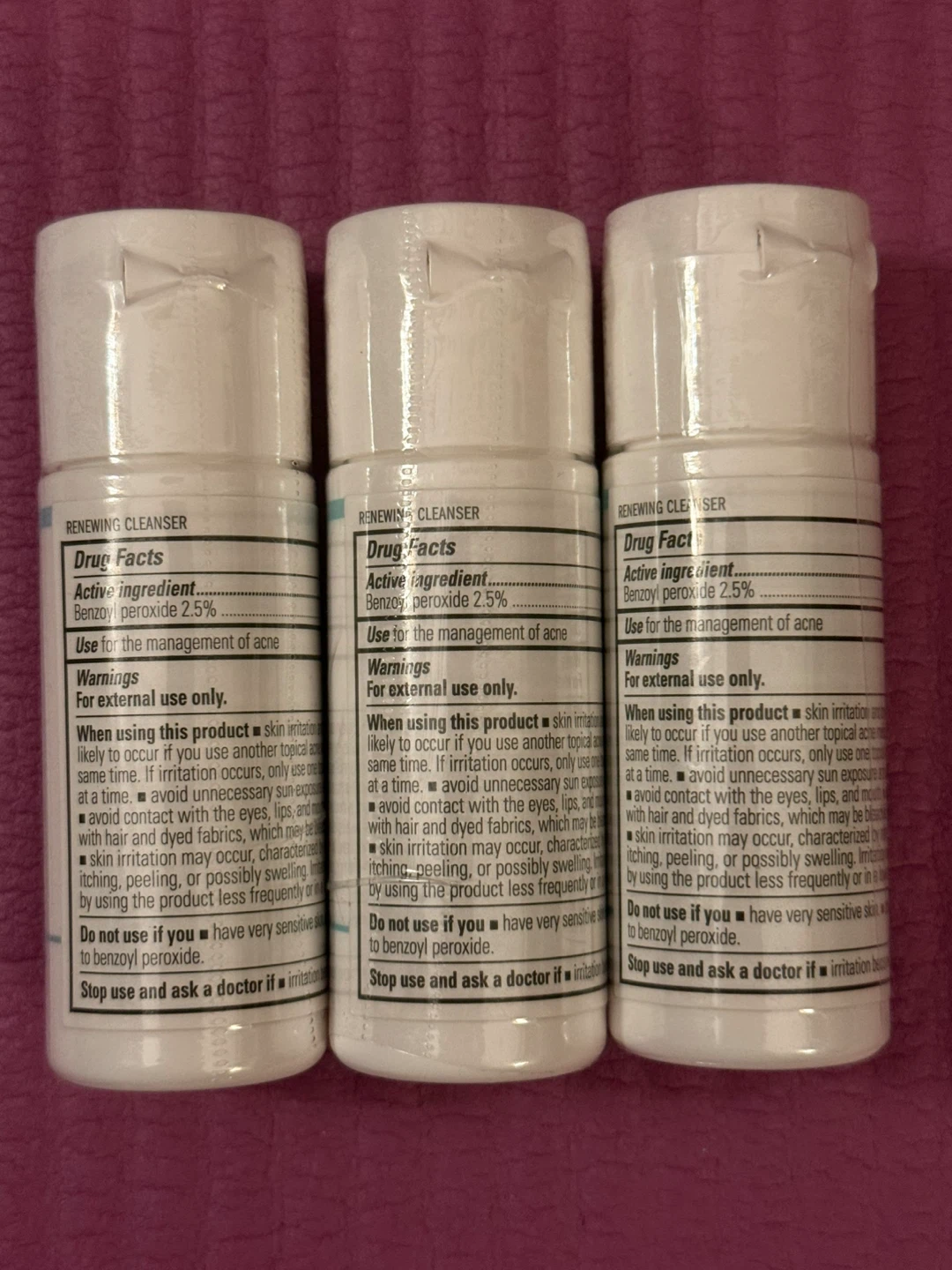 NEW✨Proactiv Renewing Cleanser 1 Fl. Oz. (30 ml) - Set of 3 - photo 2