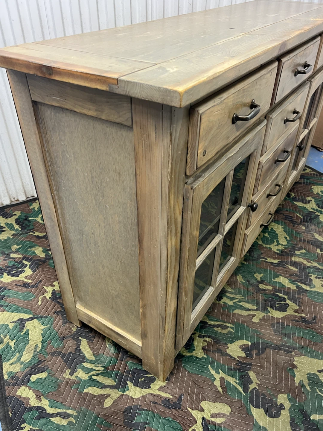 HOME GOODS Rustic Wood Sideboard Buffet Table - photo 4