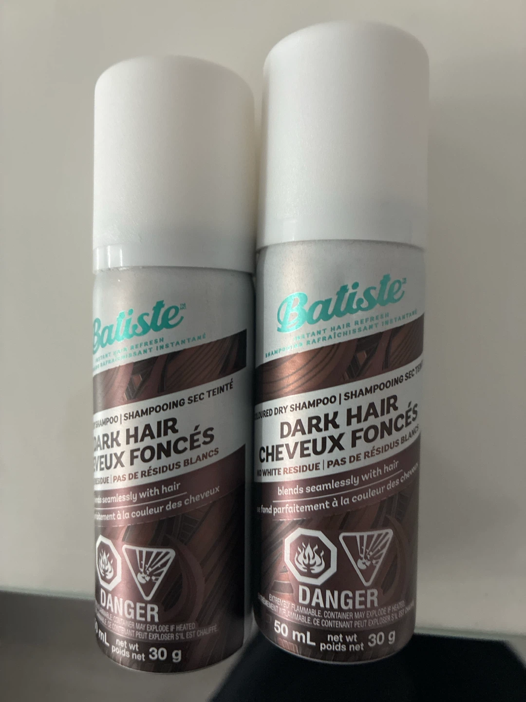 Batiste Dry Shampoo for Dark Hair - 2 x 50 mL