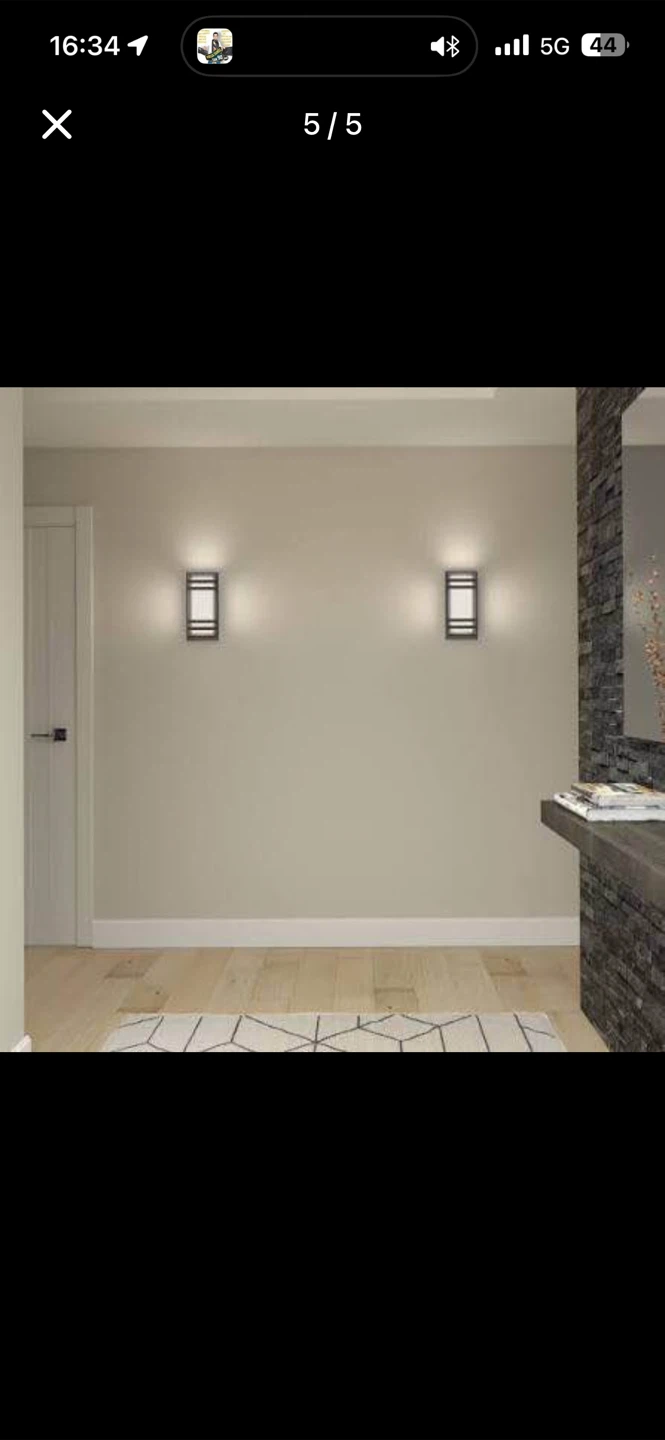Artika Glowbox 3 LED Wall Light