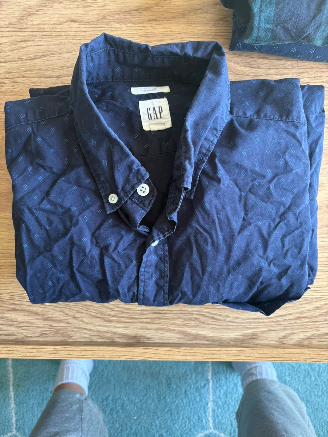 Set of 6 GAP Men's Button-Down Shirts - photo 4