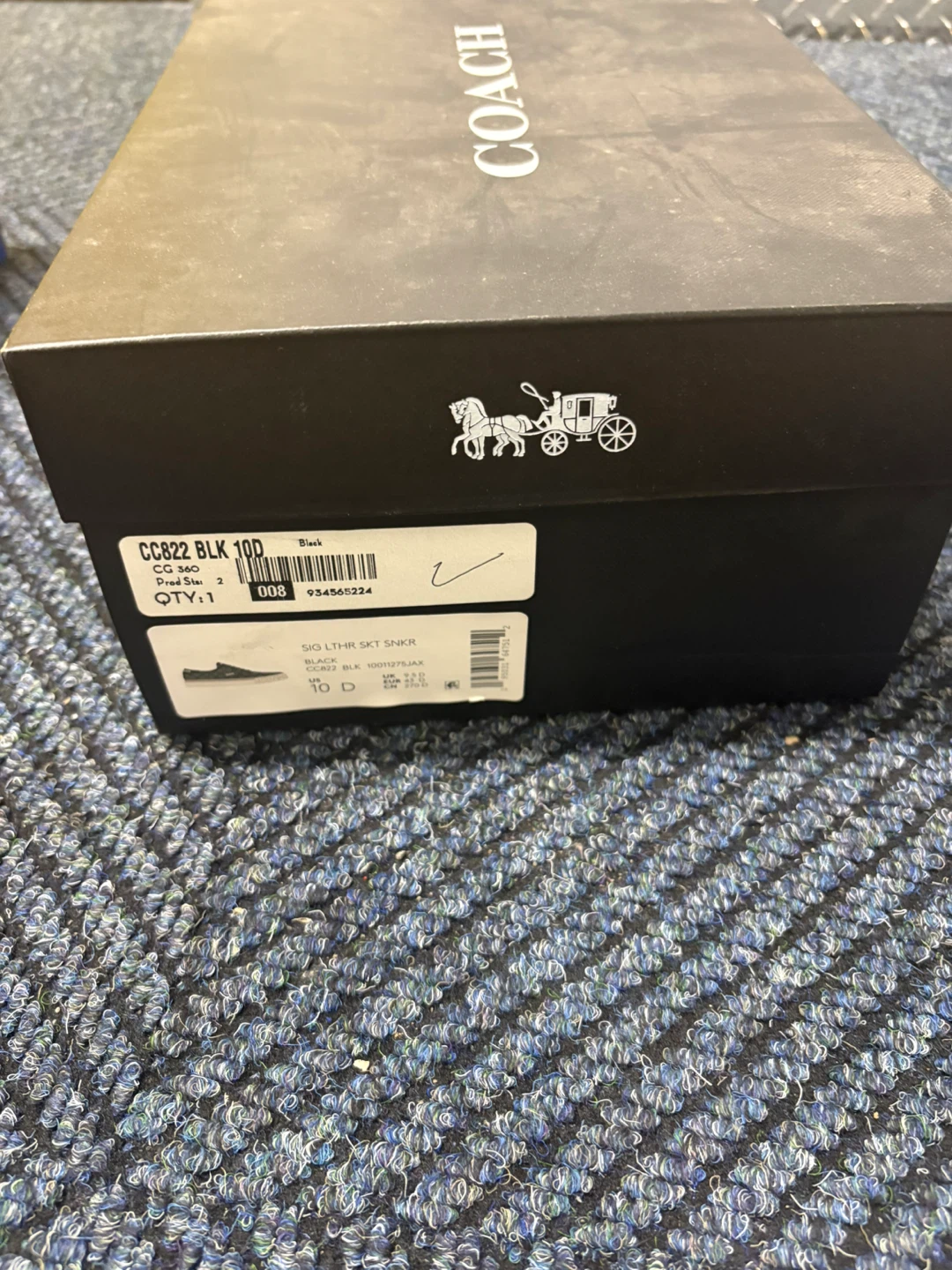 Coach Men's Black Signature C Sneaker