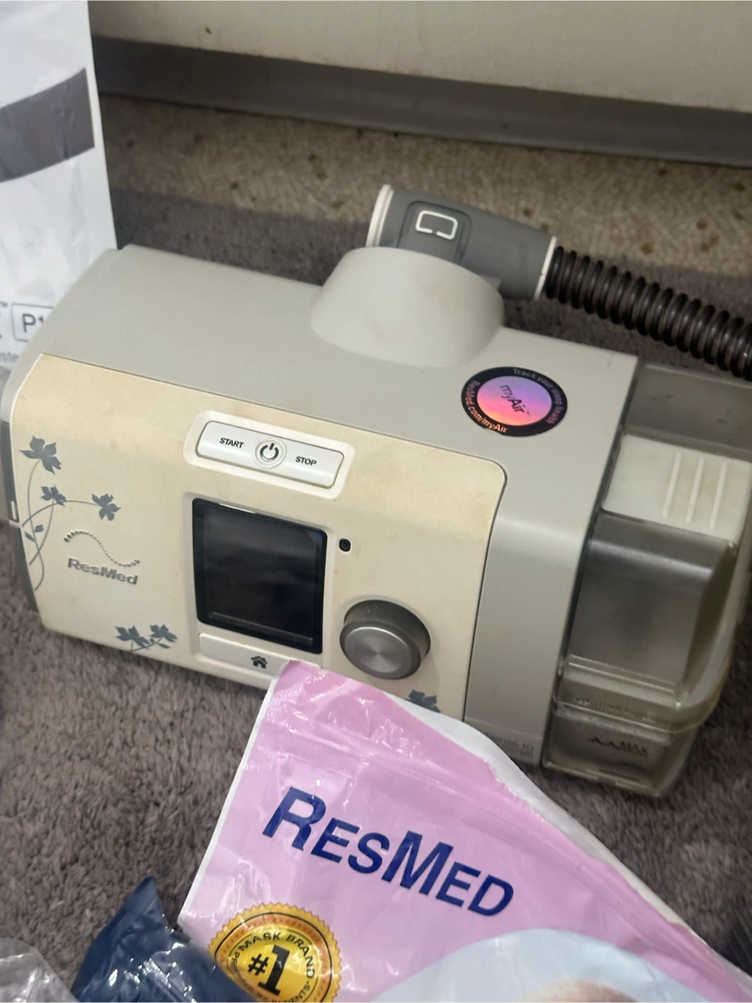 ResMed AirSense 10 CPAP Machine Setup – Extras Included - photo 4