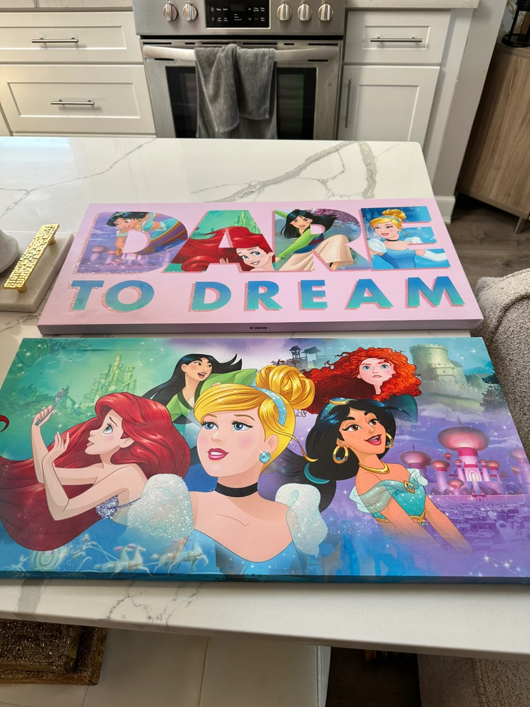 Disney Princess Canvas Art Set