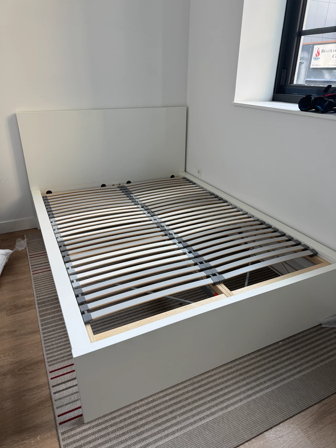 Full Size White Bed Frame