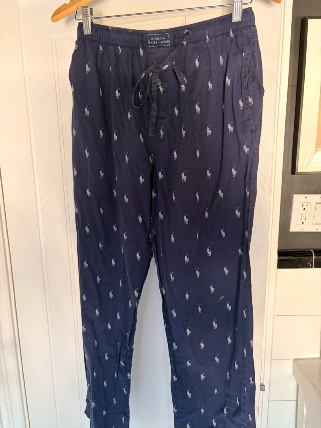 Polo Ralph Lauren Pyjama Pants - Navy Polo Bear Print